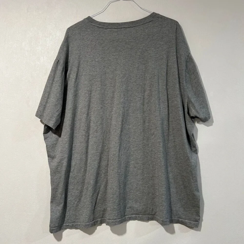 Polo Ralph Lauren 3XB Gray Big Pony T-Shirt – Big & Tall Graphic Tee #3 Sleeve
